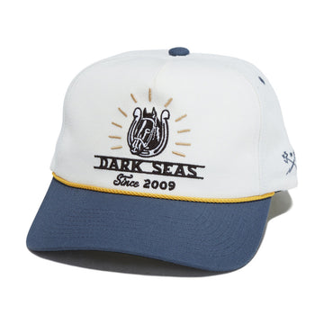 Dark Seas Corral Hat - Off White/Blue