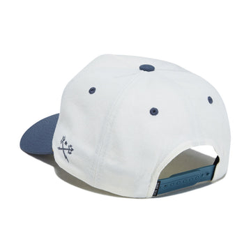 Dark Seas Corral Hat - Off White/Blue