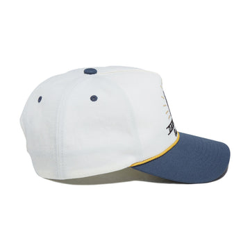 Dark Seas Corral Hat - Off White/Blue