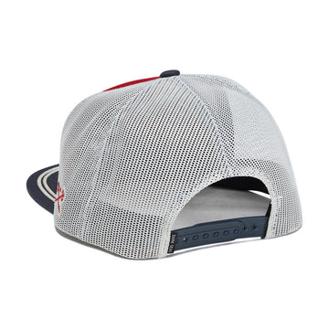 Dark Seas Newport Hat - Red/Blue