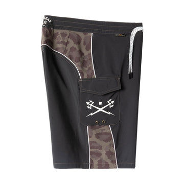 Dark Seas Time Warp Boardshorts - Black Camo