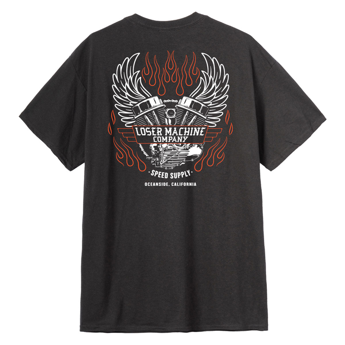 Loser Machine Fly Wheel Pocket T-Shirt - Black – CCS