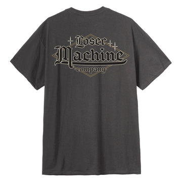 Loser Machine Upper Class Pocket T-Shirt - Charcoal