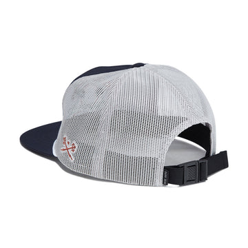 Dark Seas Gator Hat - Navy/White