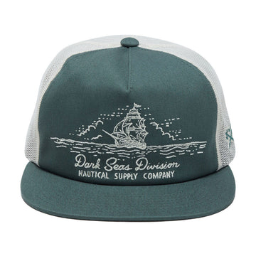 Dark Seas Tall Ship Hat - Green/White 2026