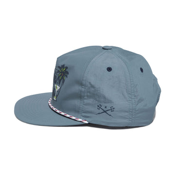 Dark Seas Tiki Time Hat - Light Blue