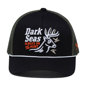 Dark Seas Bucked Hat - Black/Olive