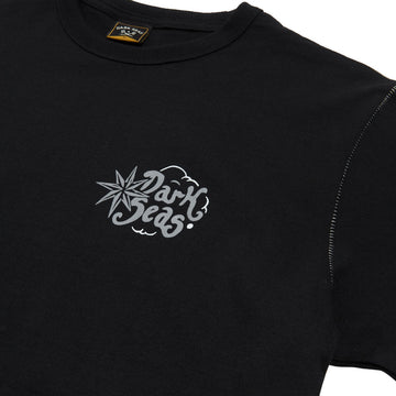Dark Seas Folklore Blind Stitch Pocket T-Shirt - Heather Black