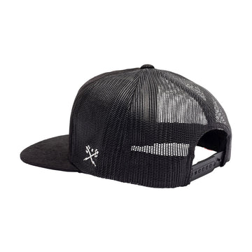 Dark Seas Metal Trucker Hat - Black
