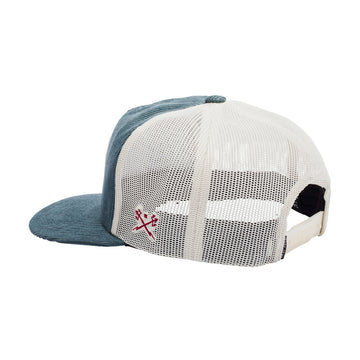 Dark Seas Metal Trucker Hat - Green/White