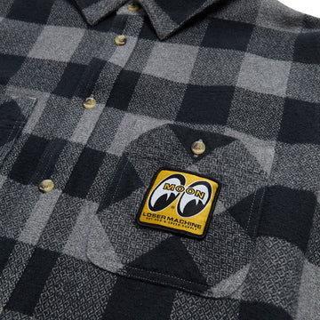 Loser Machine Corona Long Sleeve Shirt - Black/Grey