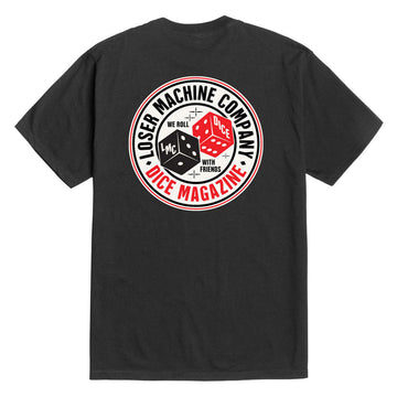 Loser Machine Roll With Friends T-Shirt - Black