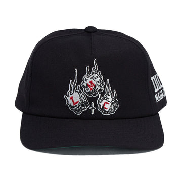 Loser Machine Dice Snapback Hat - Black