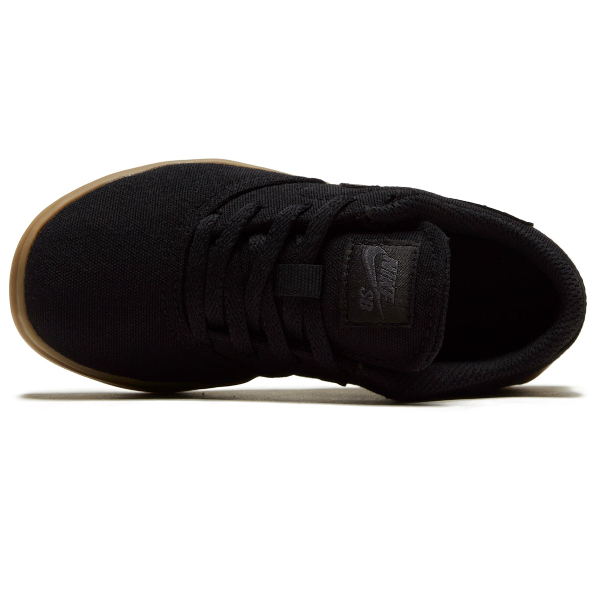 Nike SB Youth Check Canvas Shoes - Black/Black/Gum Light Brown image 3