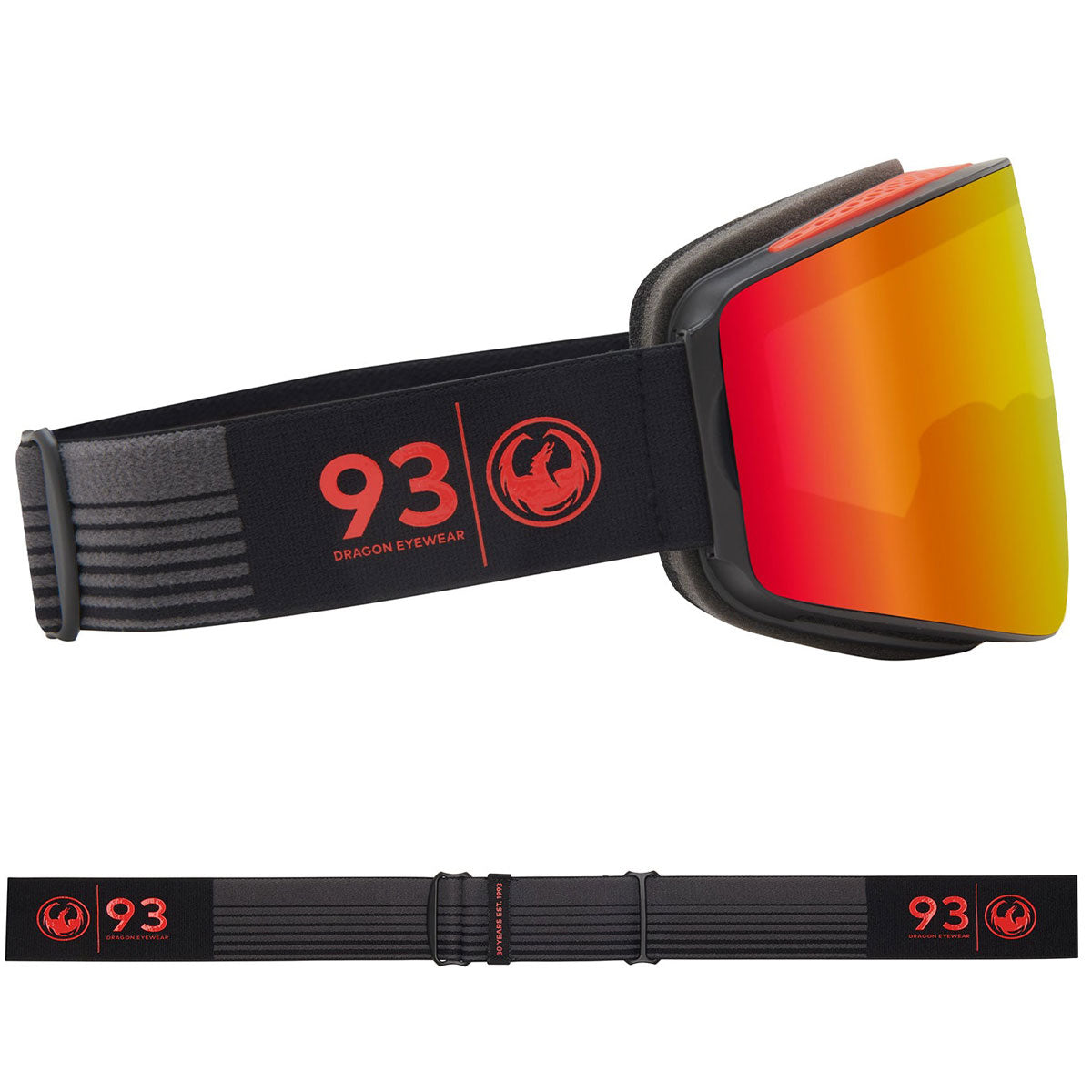 Dragon DR PXV Snowboard Goggles - 30yrs/Red Ion/Light Rose image 3