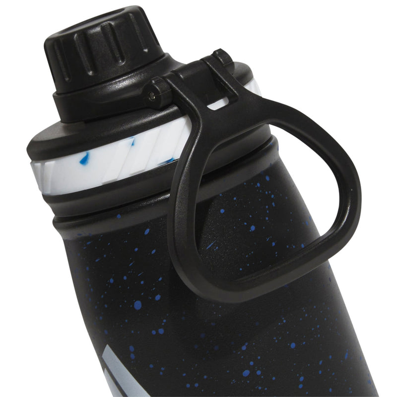 Adidas Steel 600 Metal Bottle - Black/Bright Royal Blue/White