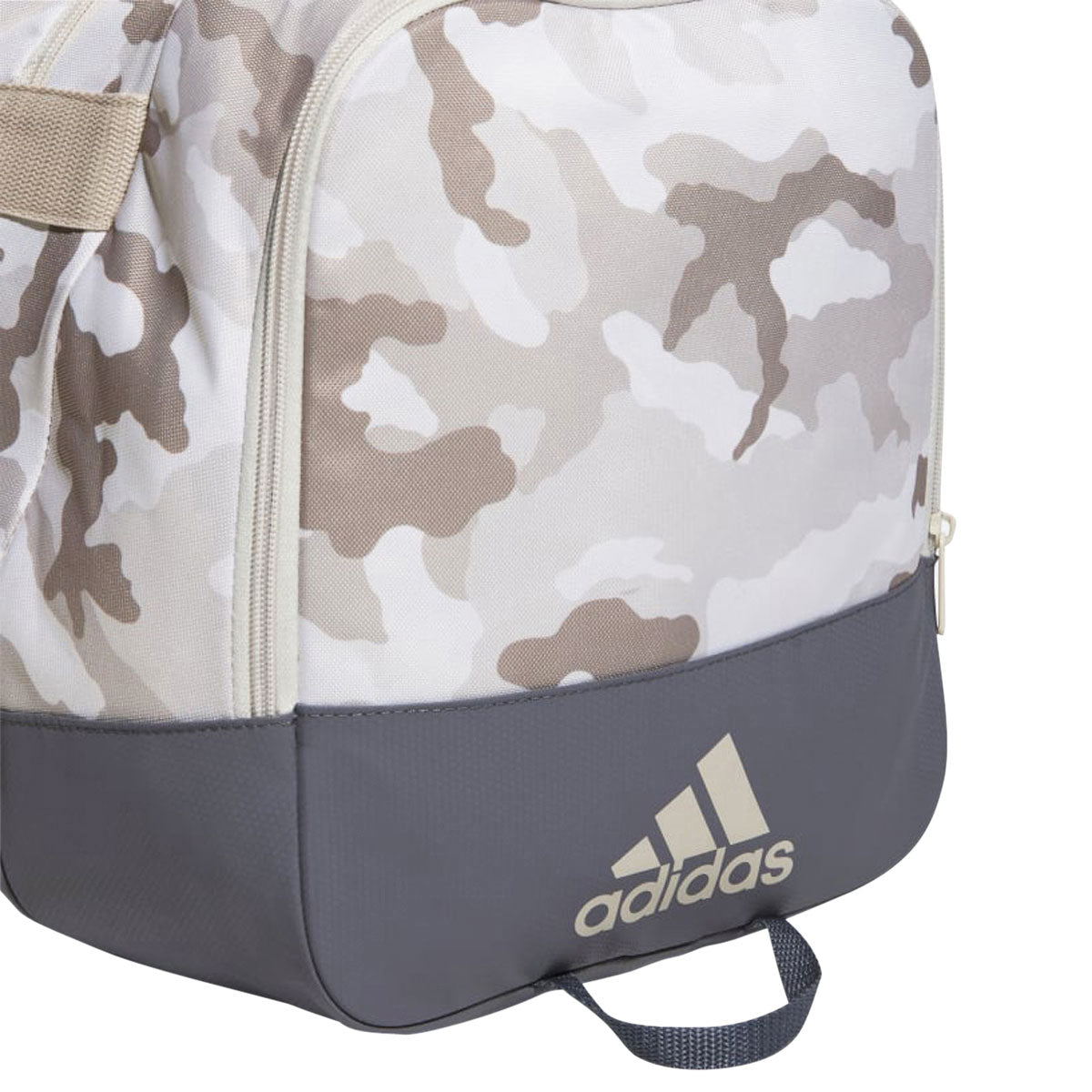 Adidas Defender IV Medium Duffle Bag - Camouflage Wonder Beige/Onyx Grey image 4