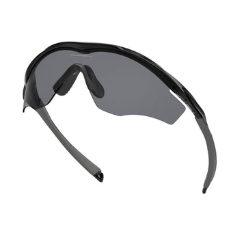 Oakley M2 Frame XL Sunglasses - Polished Black/Grey Lens