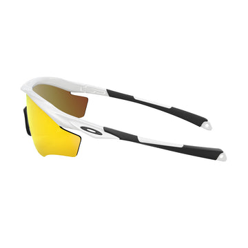 Oakley M2 Frame XL Sunglasses - Polished White/Fire Iridium Lens