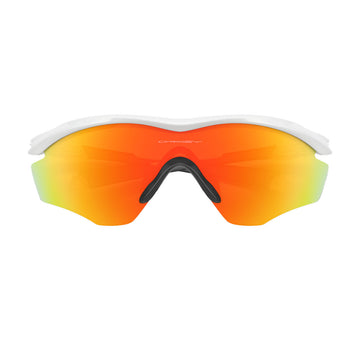 Oakley M2 Frame XL Sunglasses - Polished White/Fire Iridium Lens