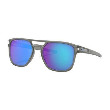 Oakley Latch Beta Sunglasses - Matte Grey Ink/PRIZM Sapphire Polarized Lens