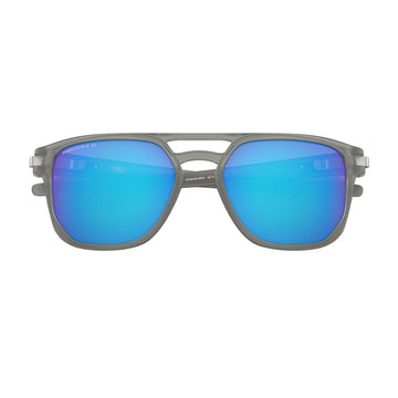 Oakley Latch Beta Sunglasses - Matte Grey Ink/PRIZM Sapphire Polarized Lens