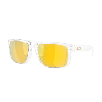 Oakley Holbrook Sunglasses - Clear/PRIZM 24k Polarized Lens