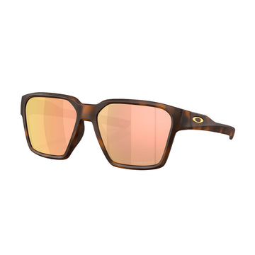 Oakley Briza Sunglasses - Matte Tort Dark Amber/PRIZM Rose Gold Lens