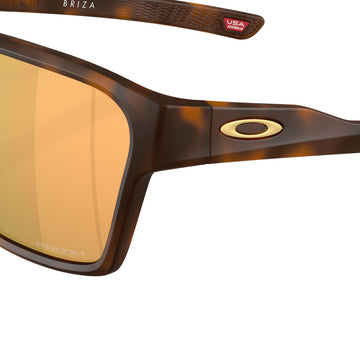 Oakley Briza Sunglasses - Matte Tort Dark Amber/PRIZM Rose Gold Lens