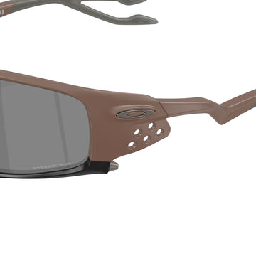 Oakley Plantaris SQ Sunglasses - Matte Mahogany/PRIZM Black Lens