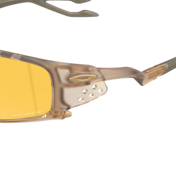 Oakley Plantaris SQ Sunglasses - Matte Sepia/PRIZM 24k Polarized Lens
