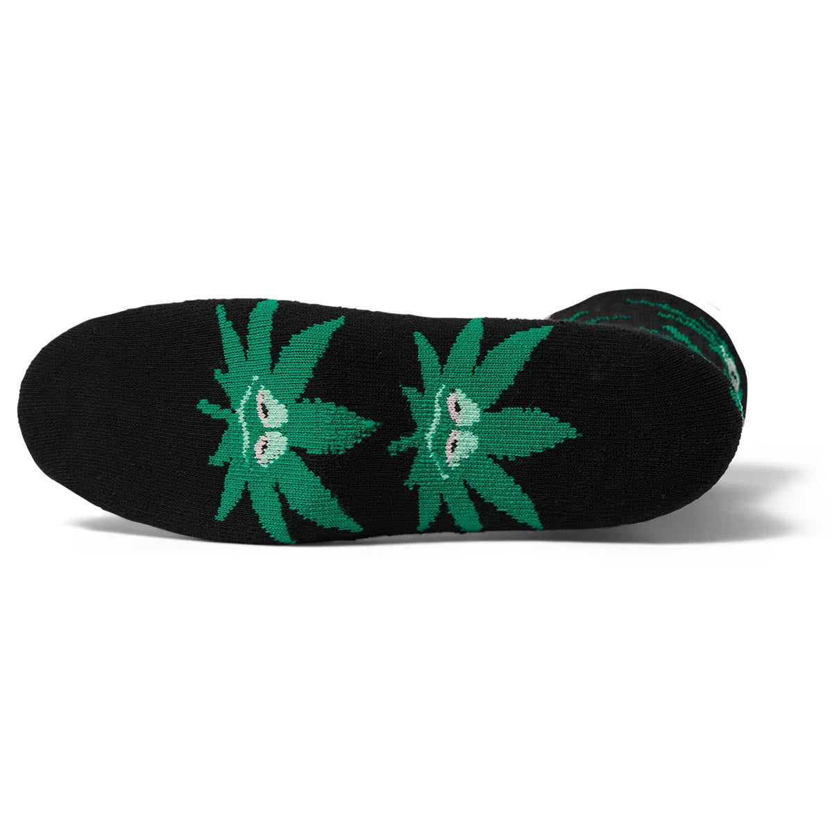 Huf Green Buddy PL Socks - Black image 2