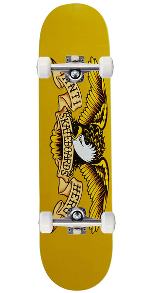 Anti-Hero Classic Eagle Mini Skateboard Complete - Yellow - 7.30