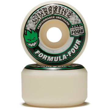 Spitfire F4 101d Conical Skateboard Wheels - Green - 52mm