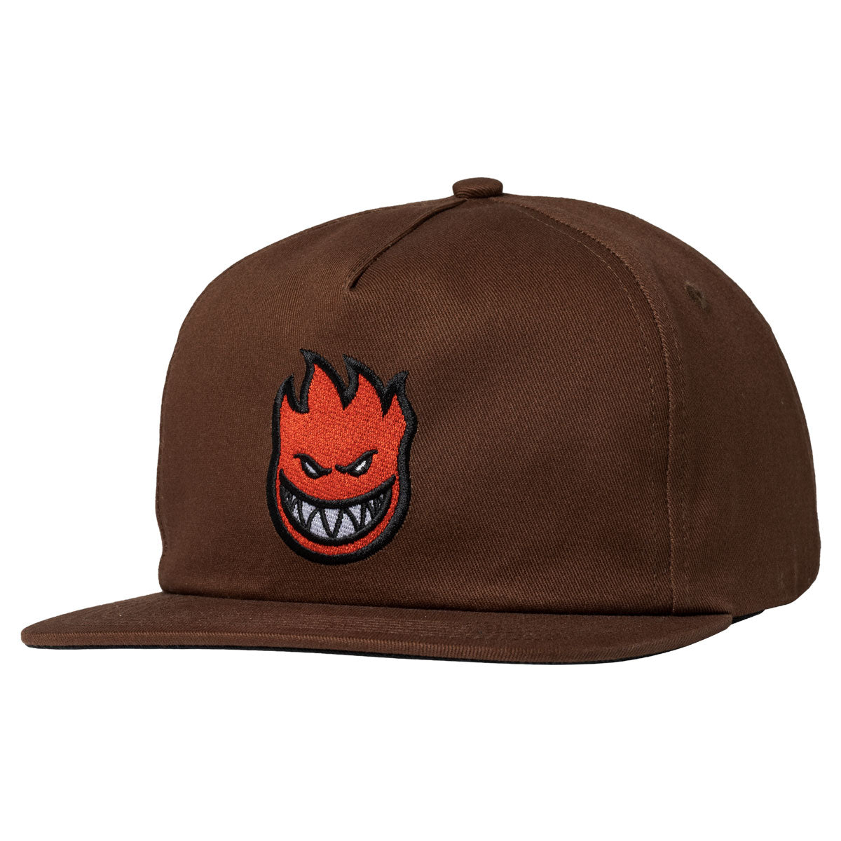 Spitfire Bighead Fill Snapback Hat - Brown/Red image 1