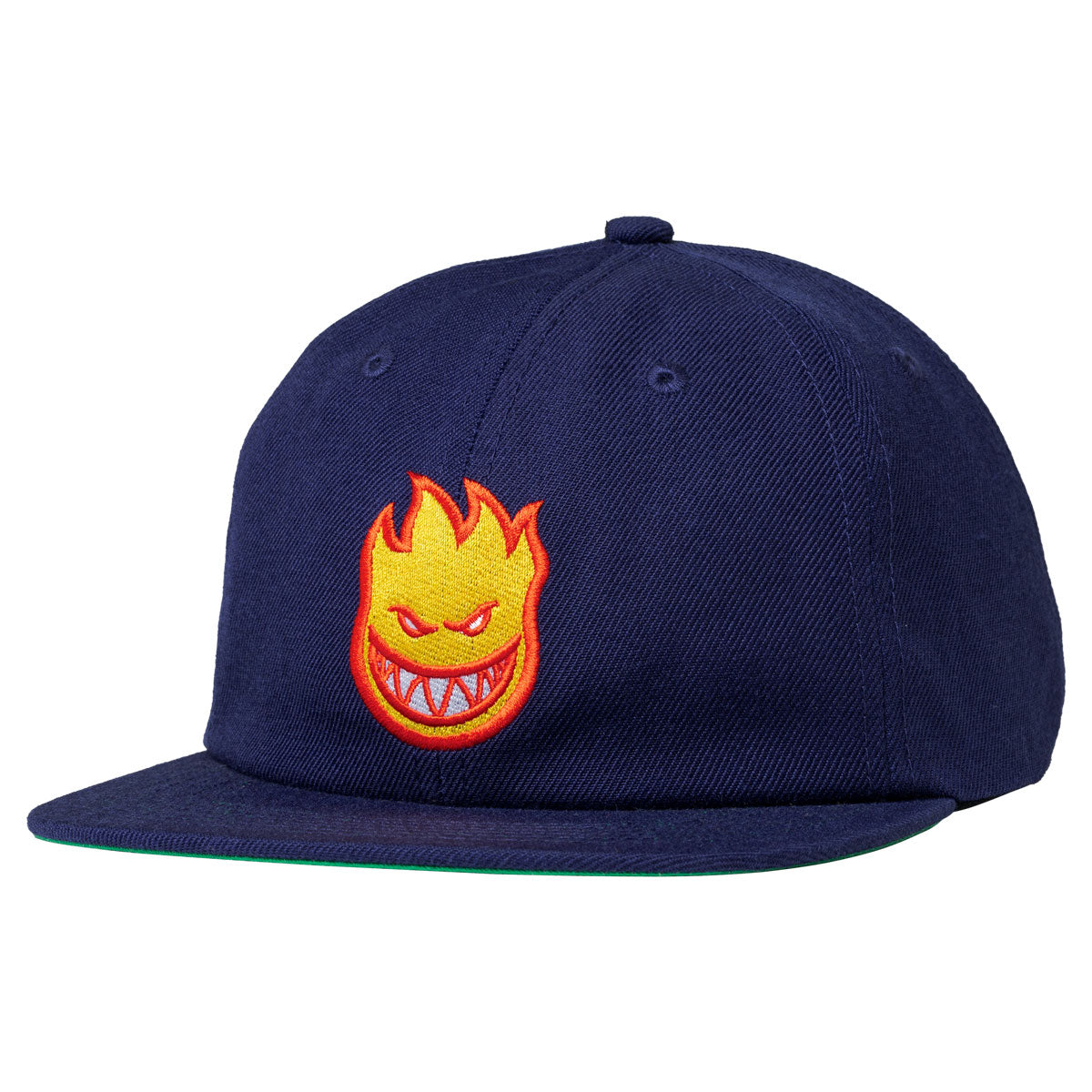 Spitfire Lil Bighead Fill Strapback Hat - Navy/Red/Yellow image 1