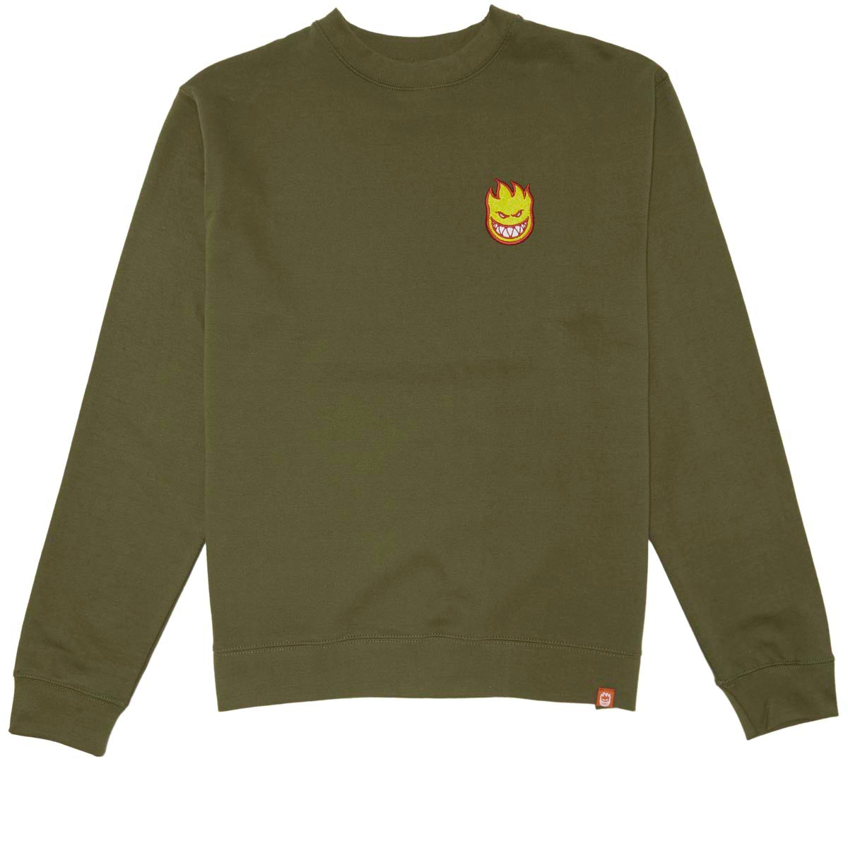 Spitfire Lil Bighead Fill Sweatshirt - Army/Red/Gold/White image 1