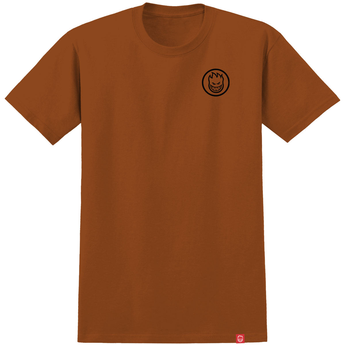 Spitfire Classic Swirl T-Shirt - Orange/Black/Orange image 2