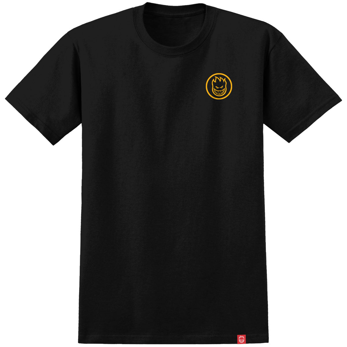 Spitfire Classic Swirl T-Shirt - Black/Gold image 2