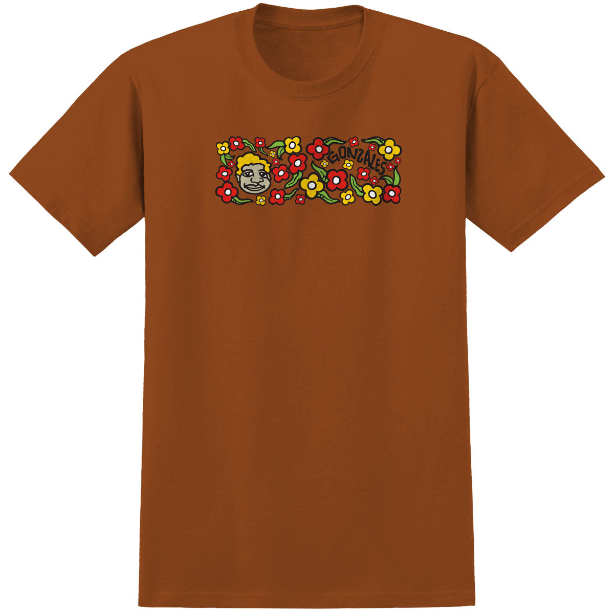 Krooked Sweatpants T-Shirt - Orange/Multi image 1