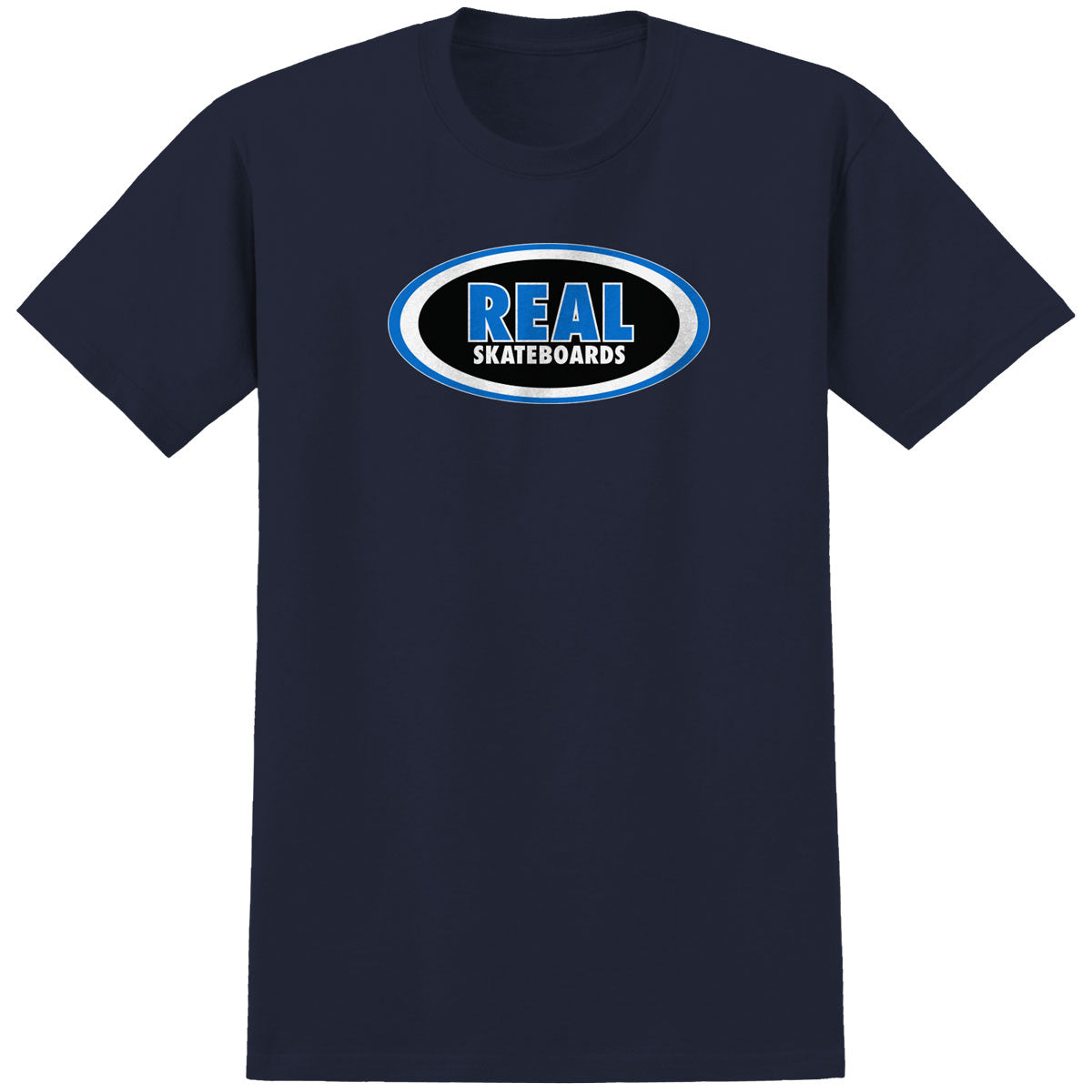Real Oval T-Shirt - Navy/Blue/Black/White image 1