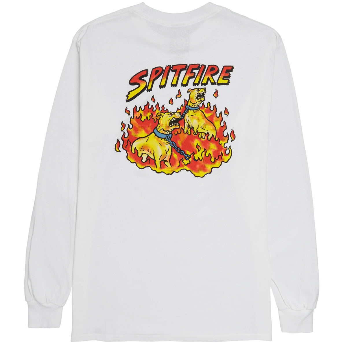 Spitfire Hell Hounds II Long Sleeve T-Shirt - White/Multi image 1