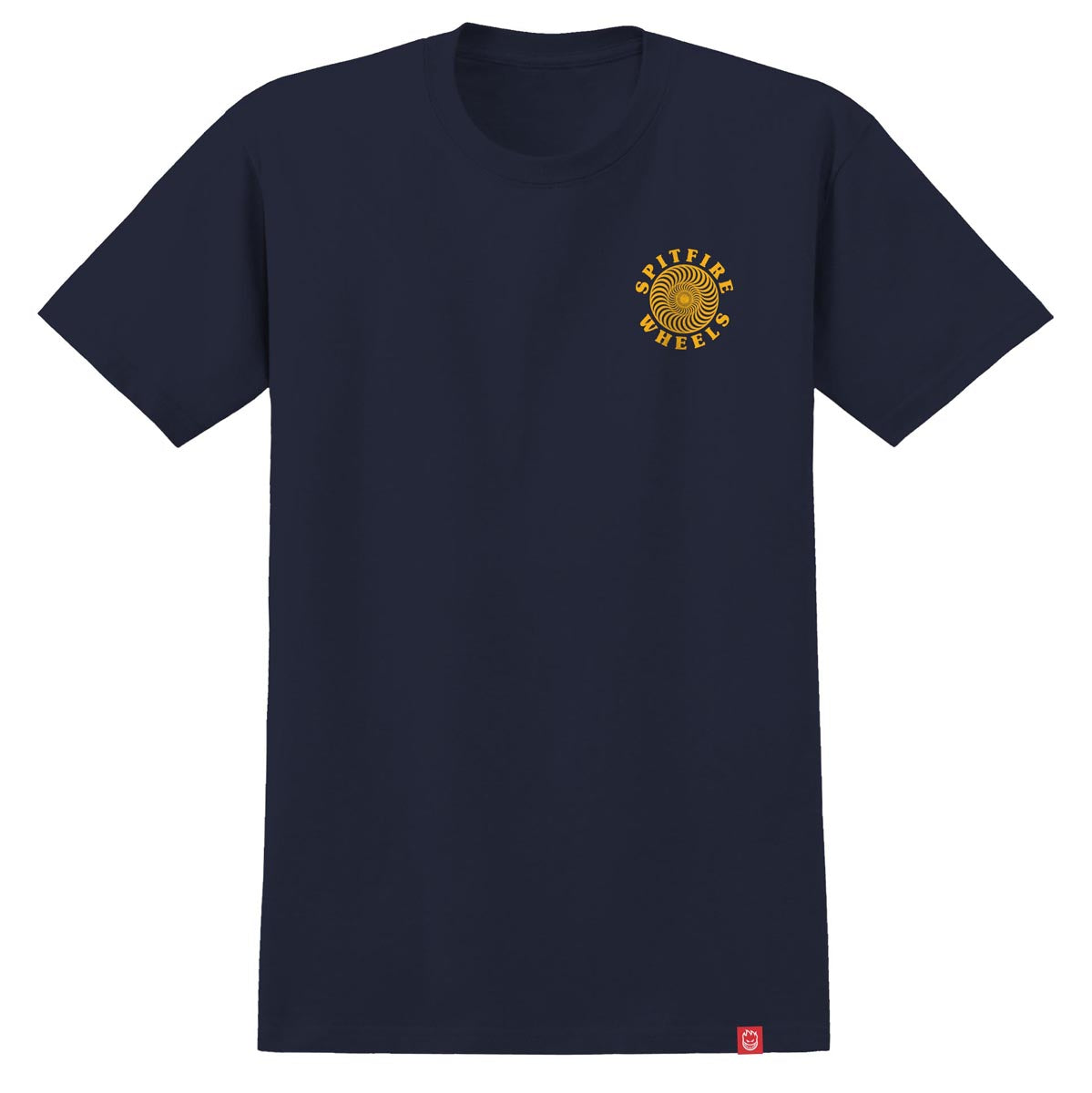 Spitfire Og Classic T-Shirt - Navy/Gold image 2