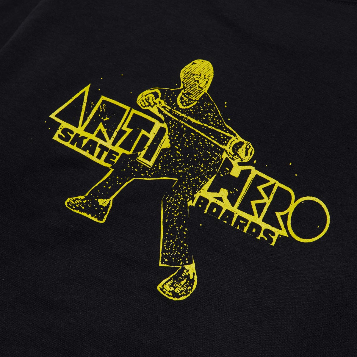 Anti-Hero Slingshot Pocket Long Sleeve T-Shirt - Black/Yellow image 3