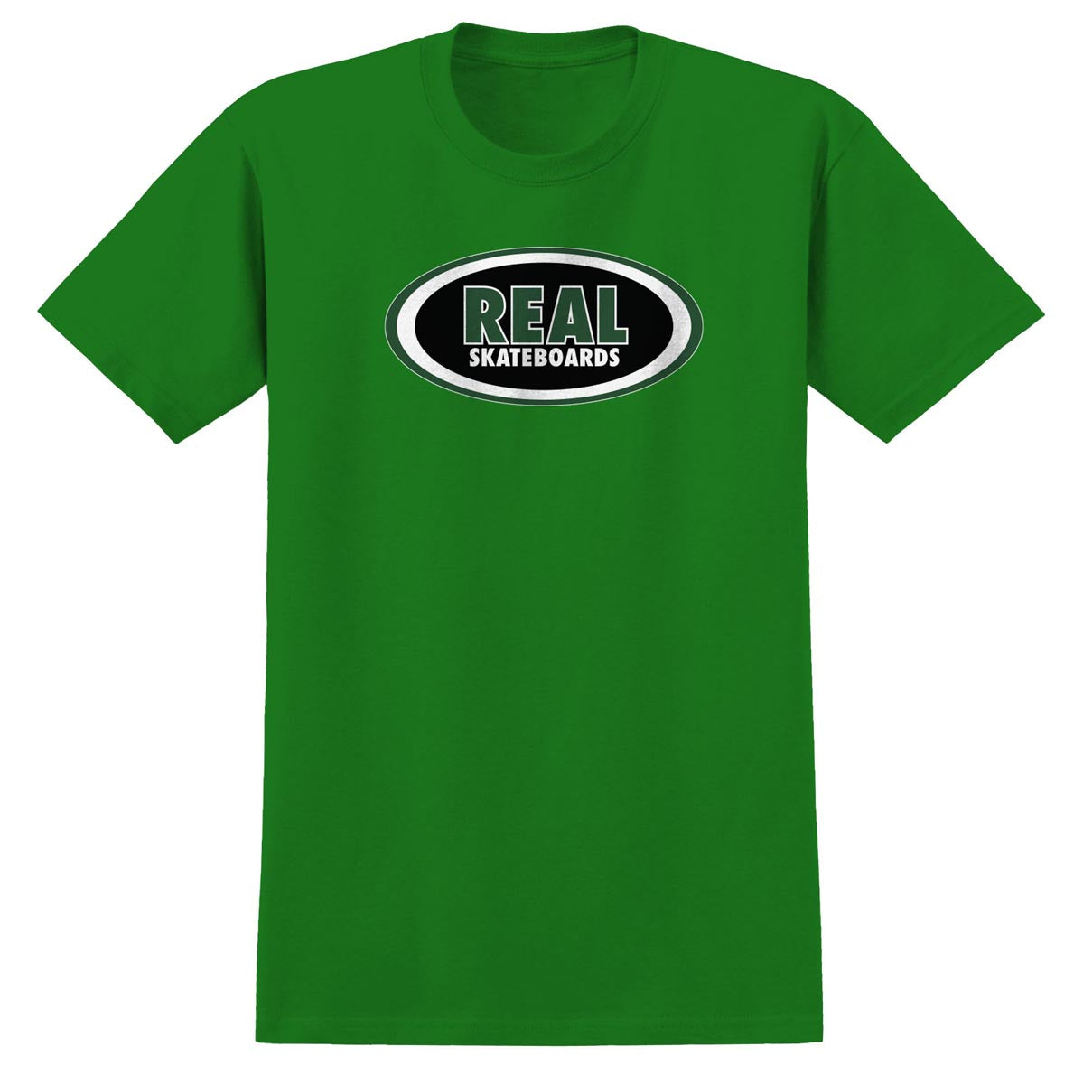 Real Oval T-Shirt - Kelly/Green/Black/White image 1