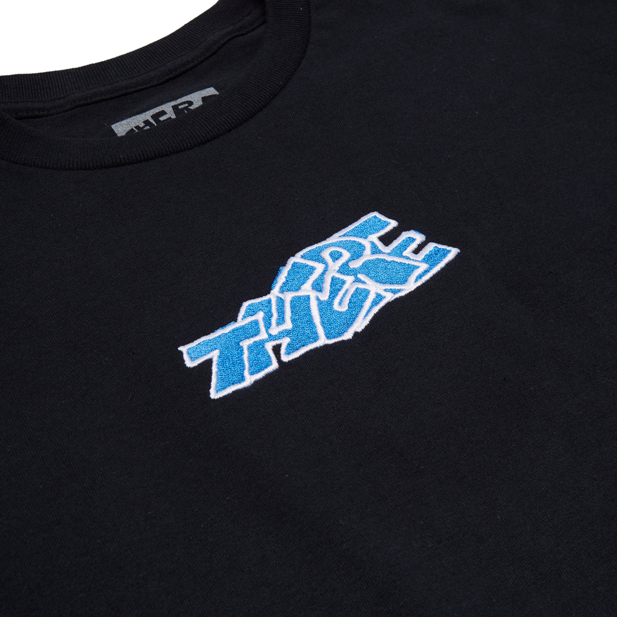 There Blocky T-Shirt - Black/White/Blue image 2