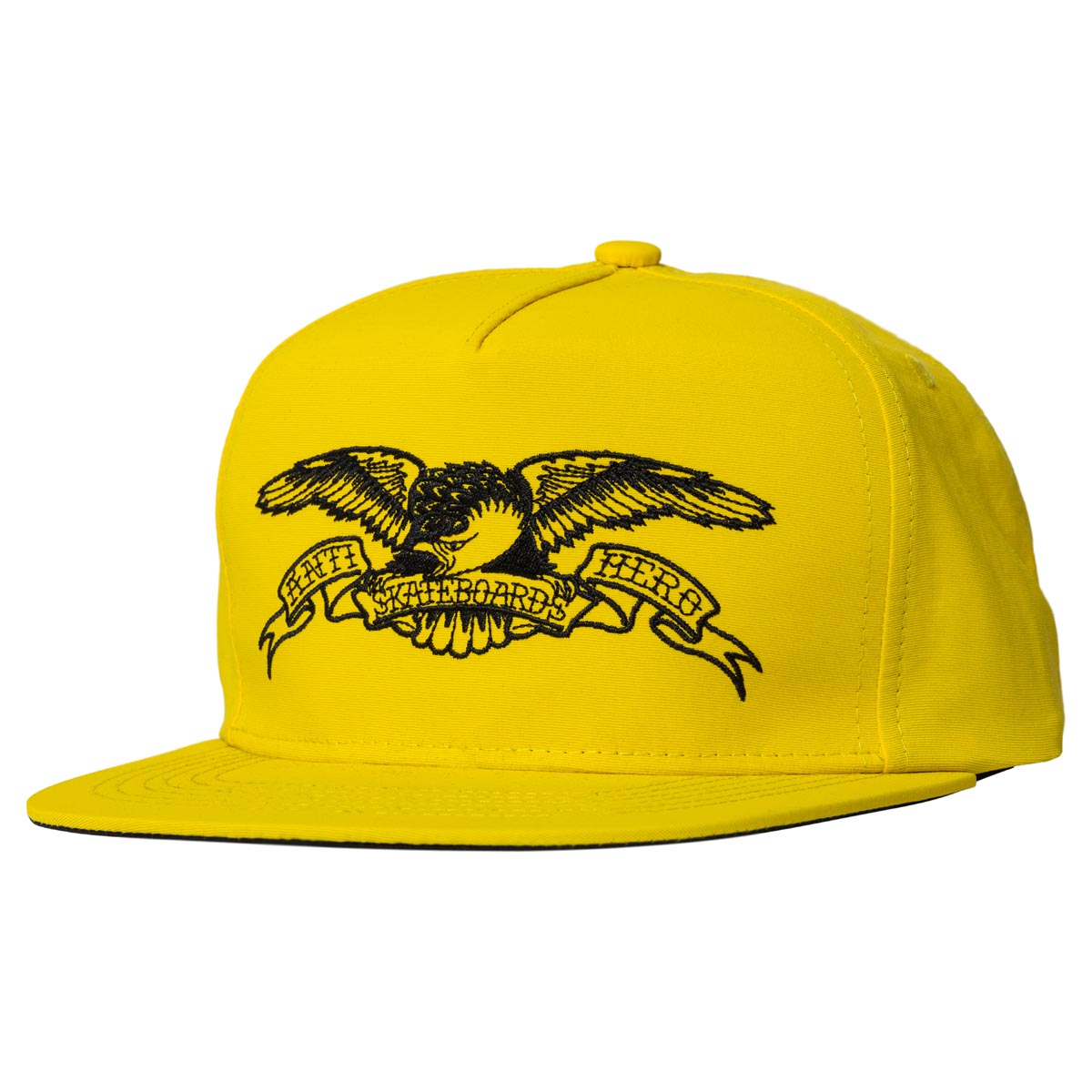 Anti-Hero Basic Eagle Snapback Hat - Mustard/Black image 1