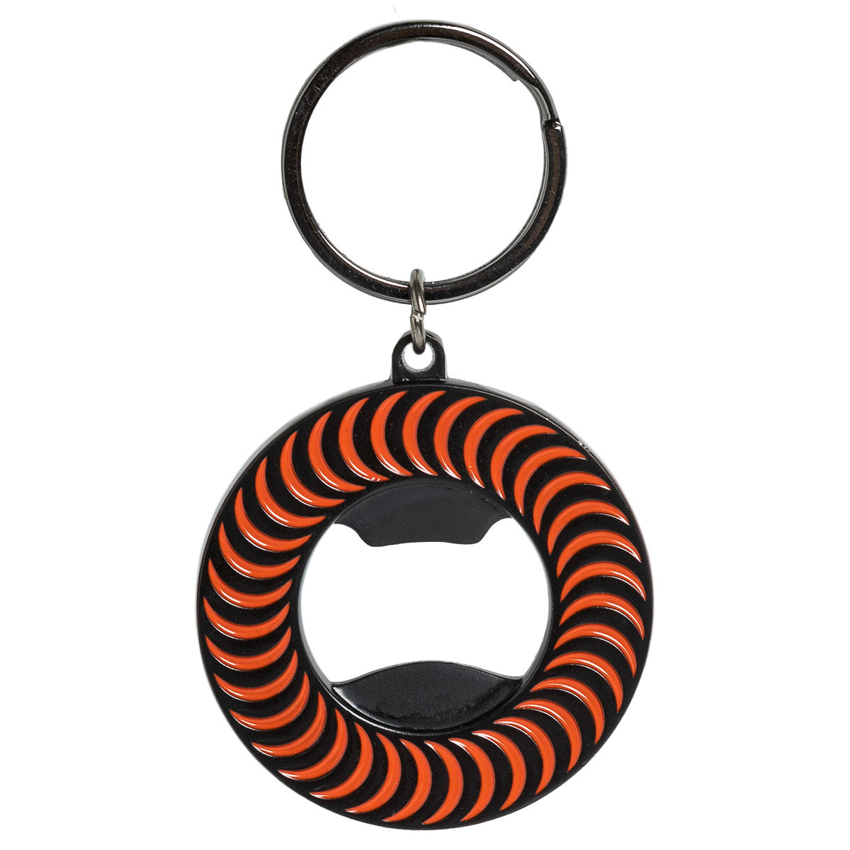 Spitfire Classic Swirl Keychains - Black/Red image 1