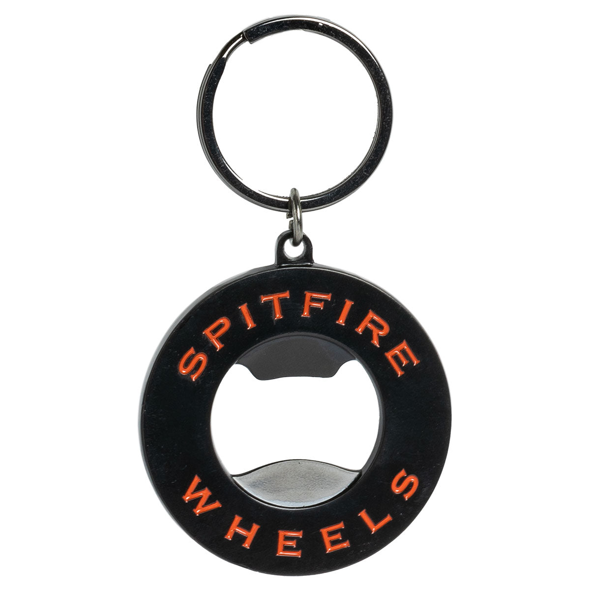 Spitfire Classic Swirl Keychains - Black/Red image 2