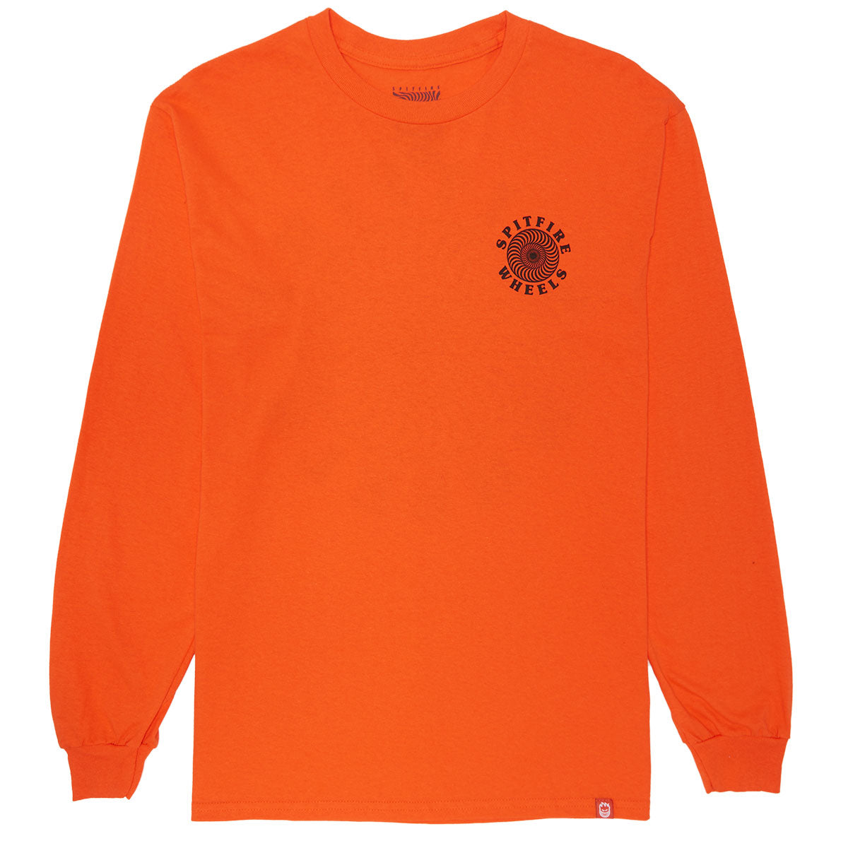 Spitfire Og Classic Fill Long Sleeve T-Shirt - Orange/Black/White image 2